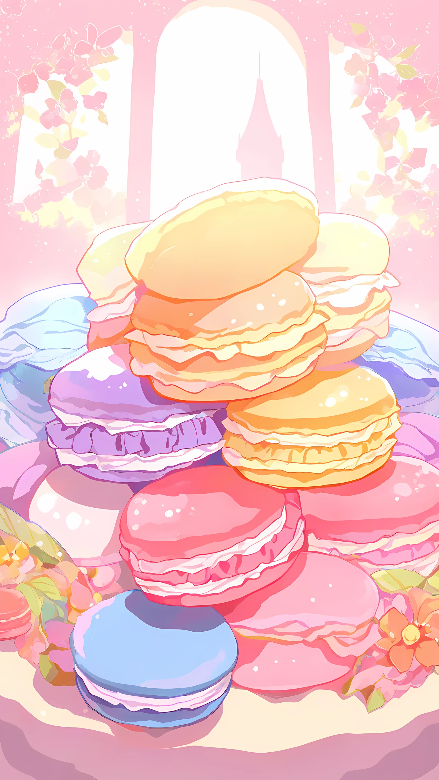 Anime Wallpaper Macaron Tower 1440×2560 anime wallpaper