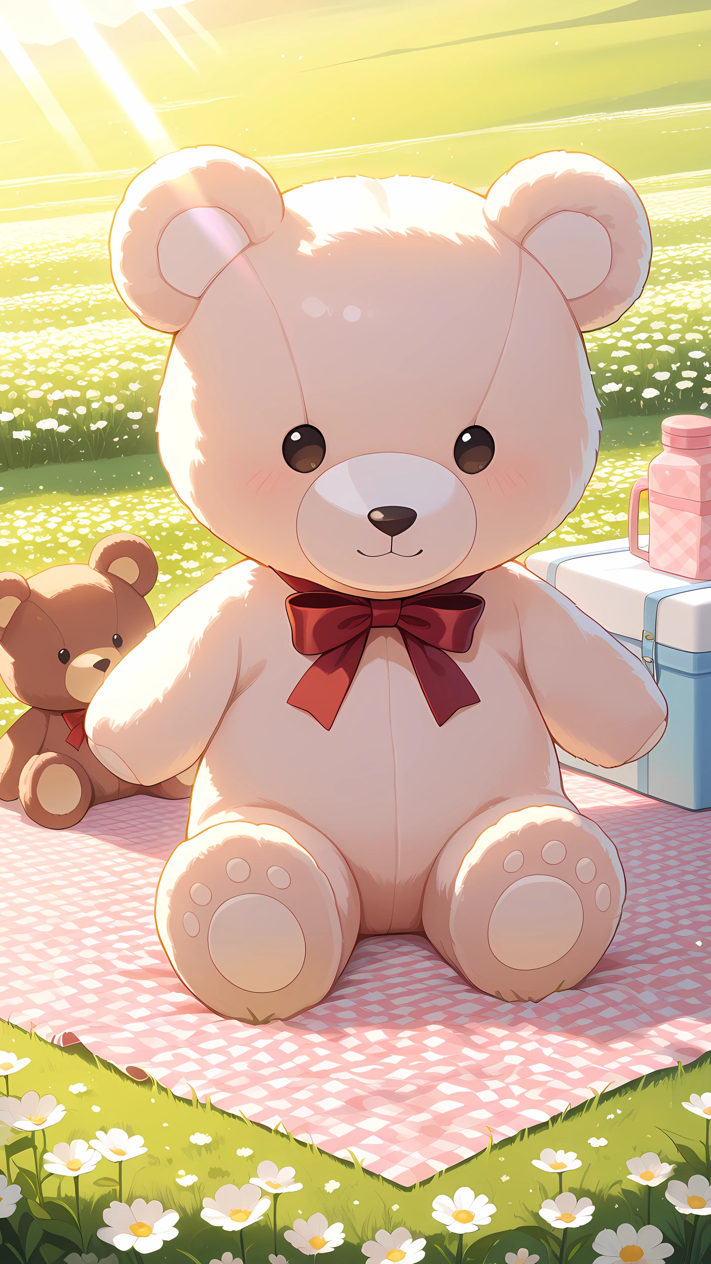 Anime Wallpaper Teddy Bear Picnic 1440×2560 anime wallpaper