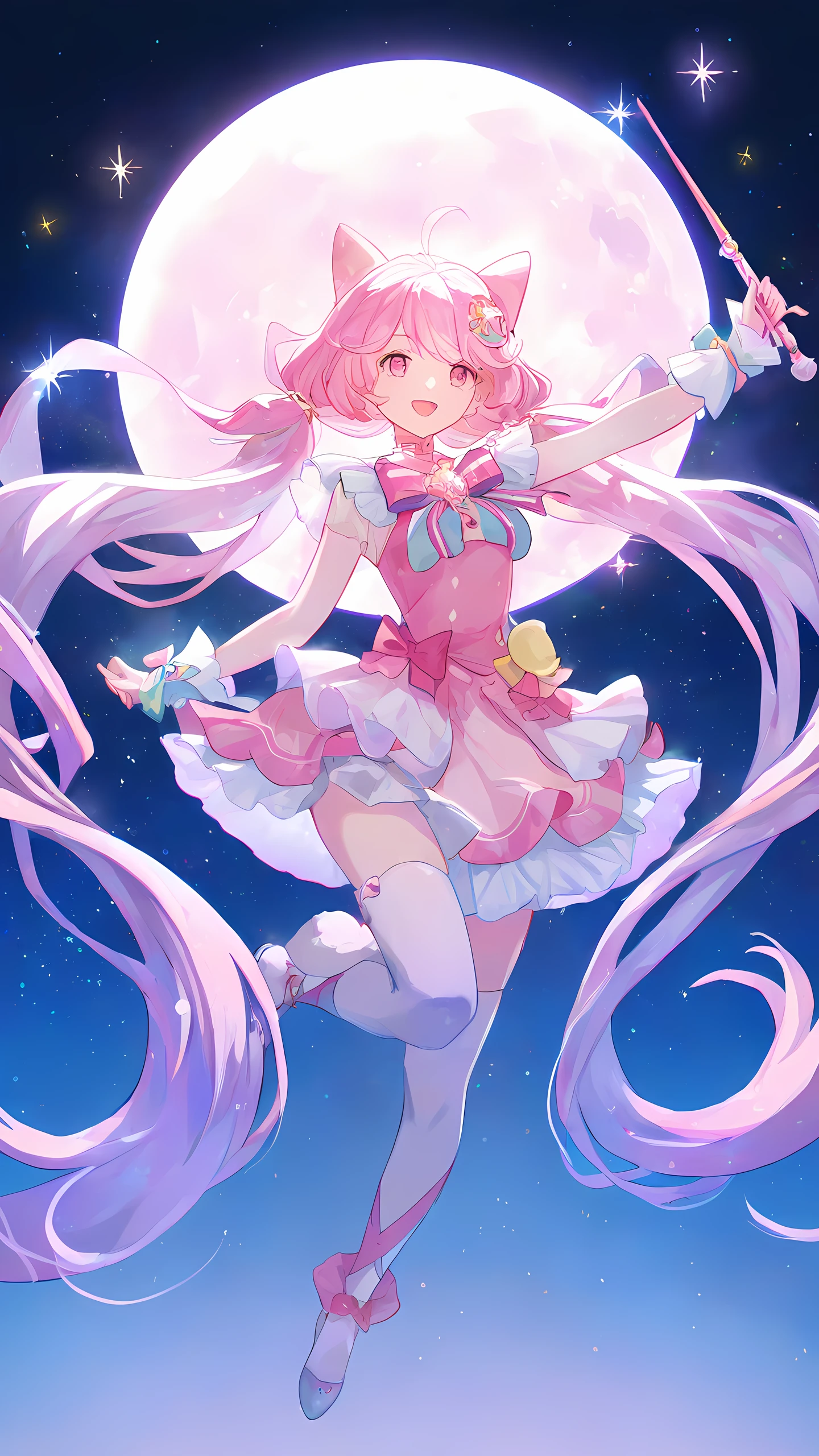 Cute Anime Wallpaper Magical Girl 1440×2560 anime wallpaper