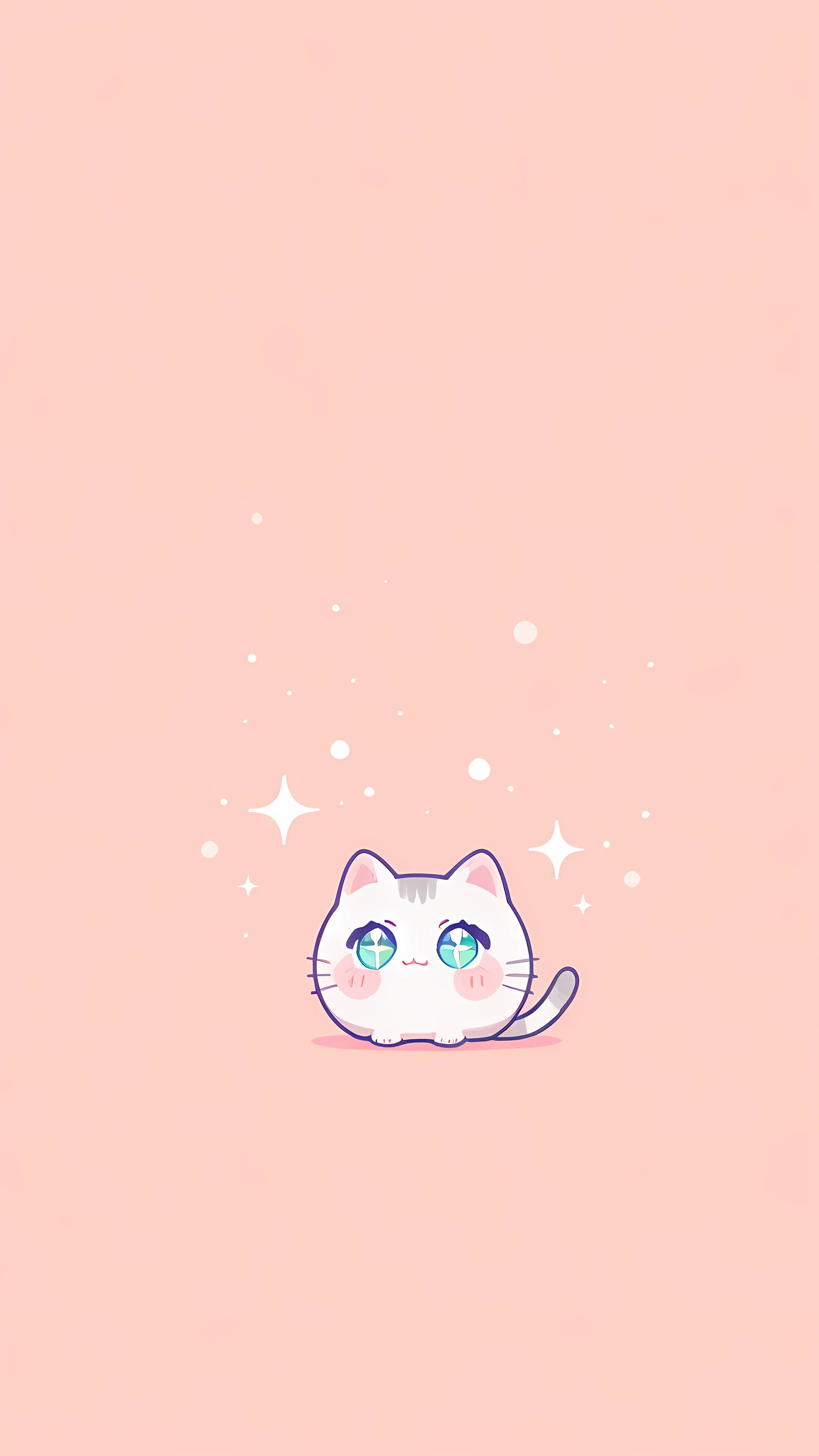Kawaii Cat Wallpaper Pastel 1440×2560 anime wallpaper