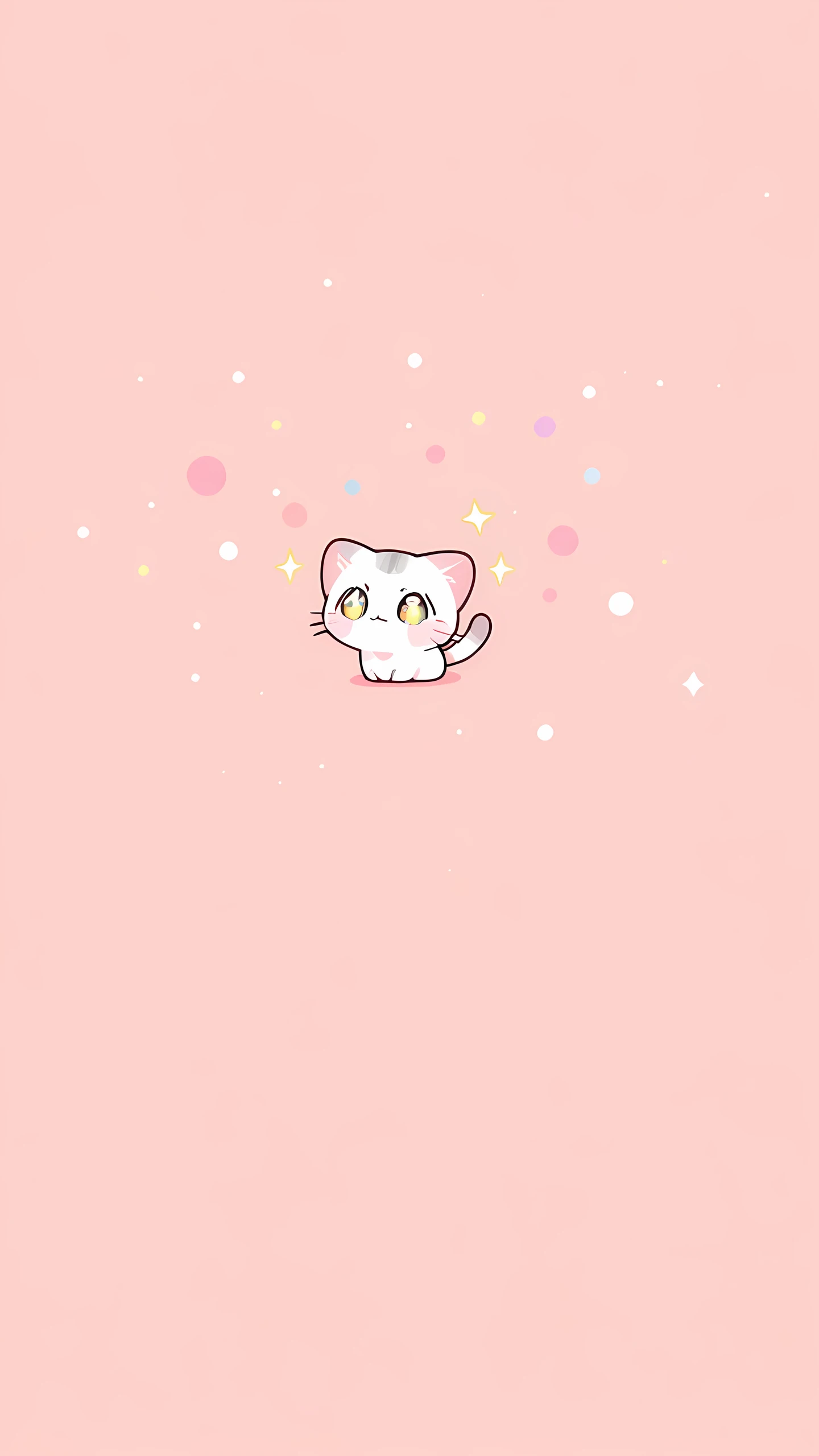 Kawaii Cat Wallpaper Pastel 1440×2560 anime wallpaper