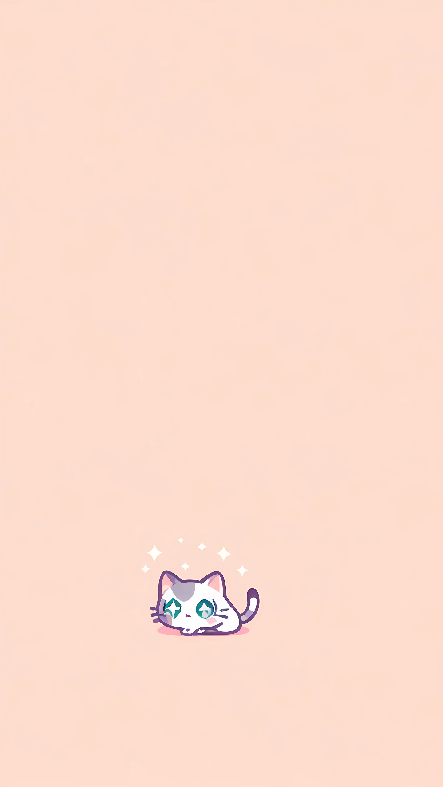 Kawaii Cat Wallpaper Pastel 1440×2560 anime wallpaper