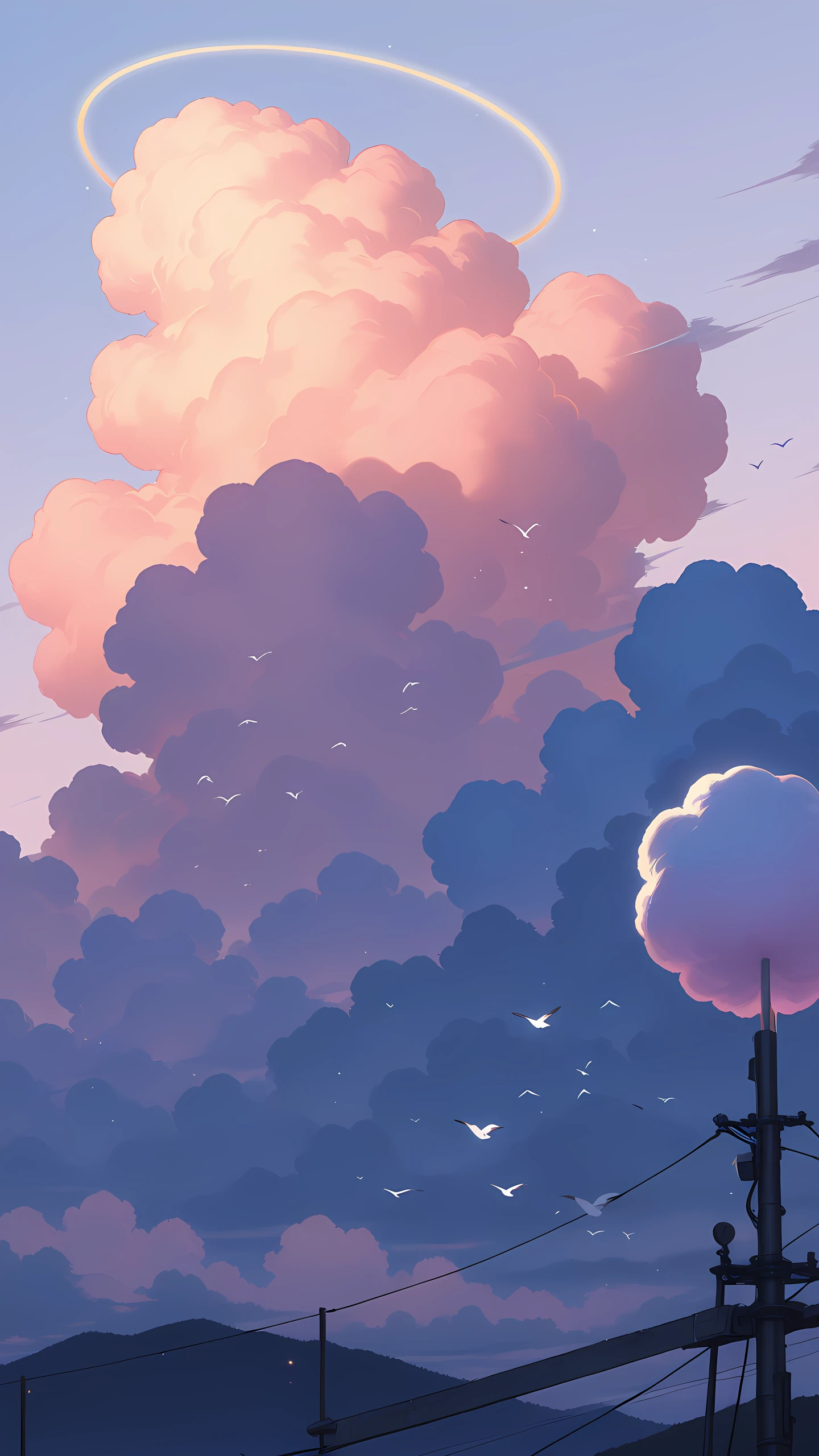 Pastel Anime Wallpaper Sky 1440×2560 anime wallpaper