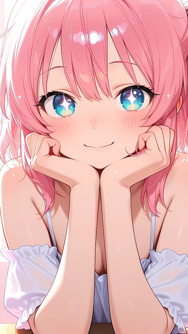 cute anime wallpaper pastel girl — 1440×2560