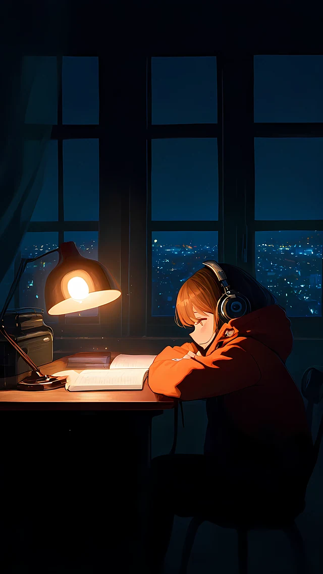 Lofi Anime Wallpaper Study Girl