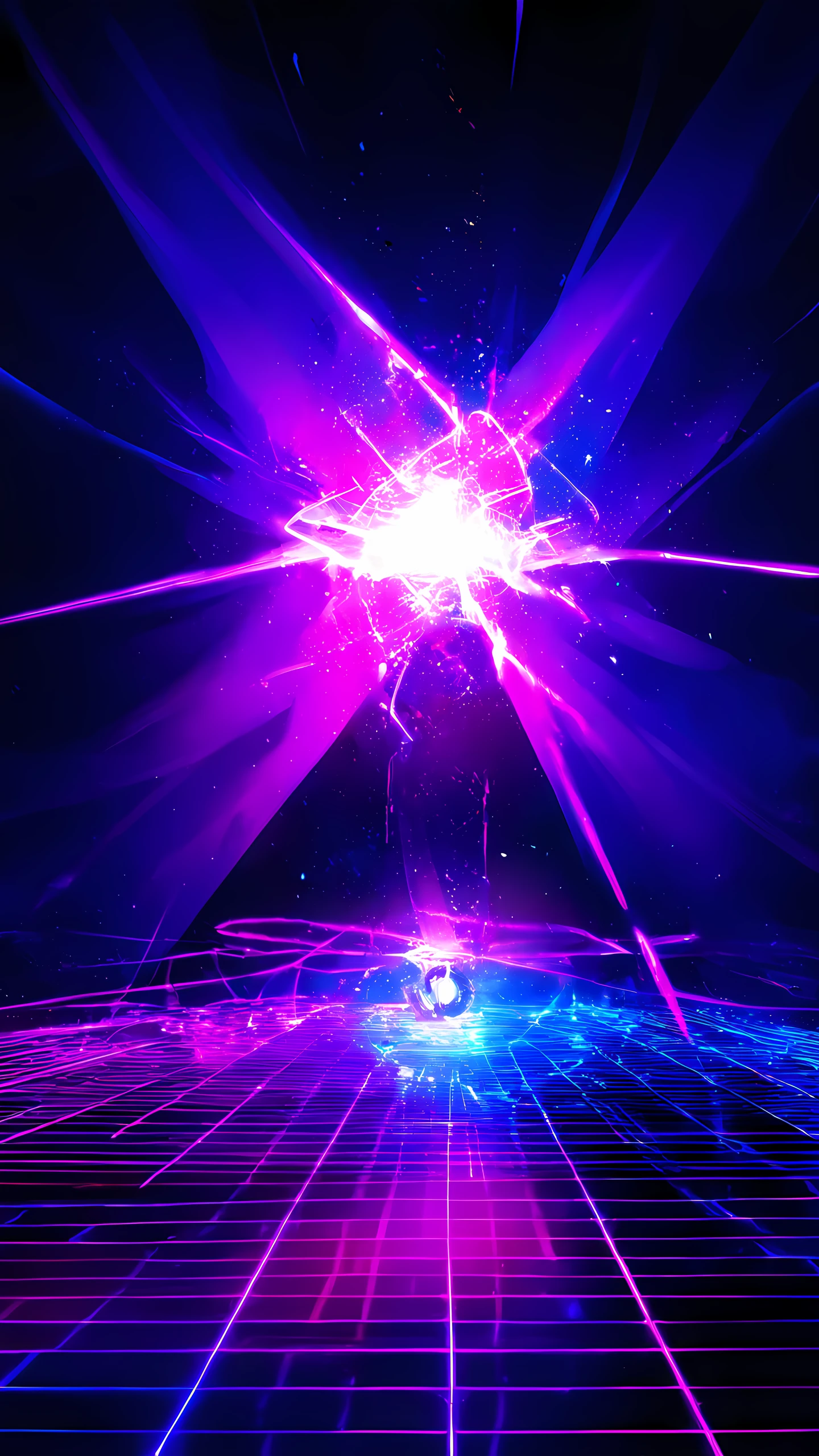 Anime Wallpaper Hologram Dancefloor 1440×2560 anime wallpaper