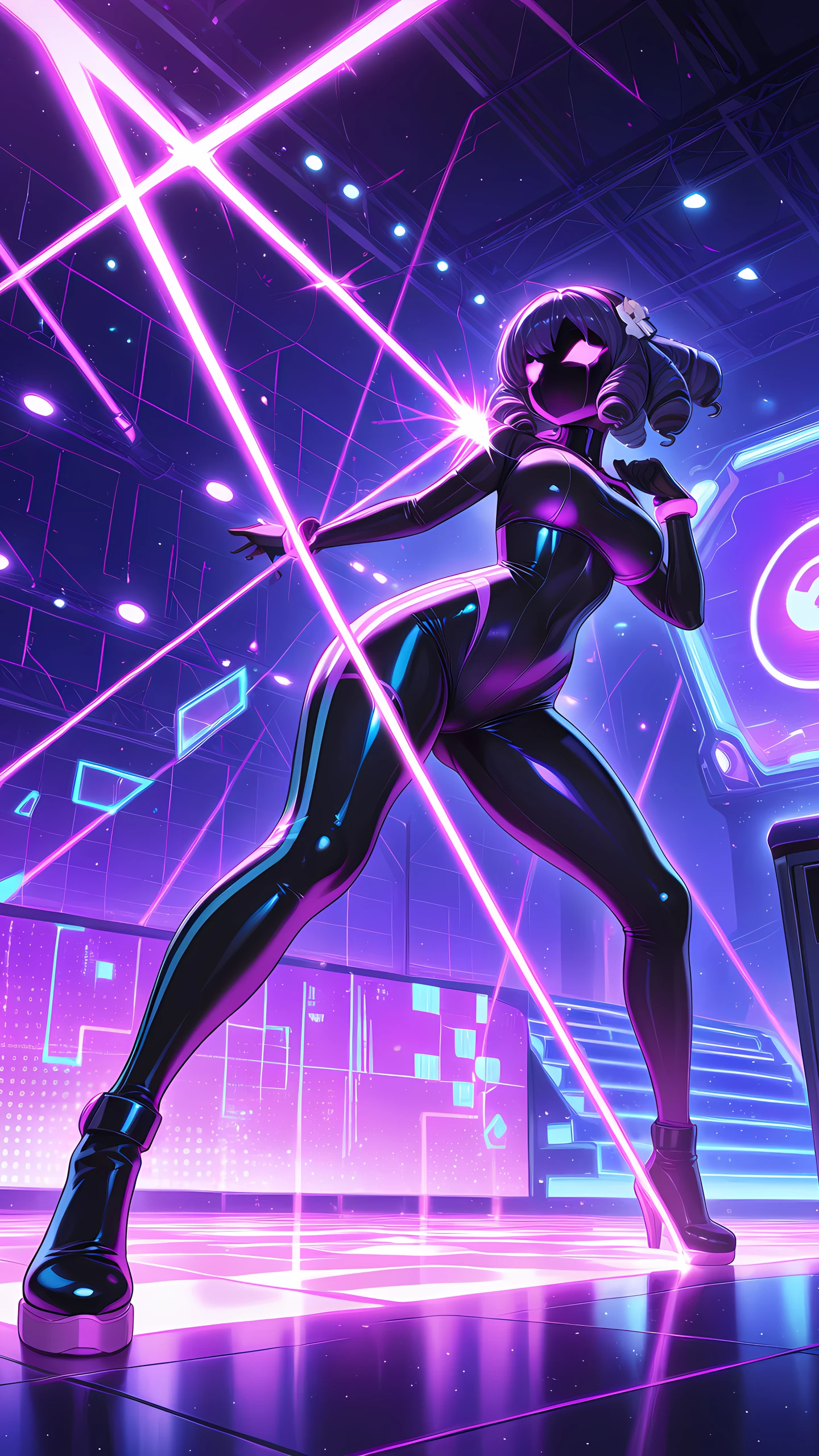 Anime Wallpaper Hologram Dancefloor 1440×2560 anime wallpaper