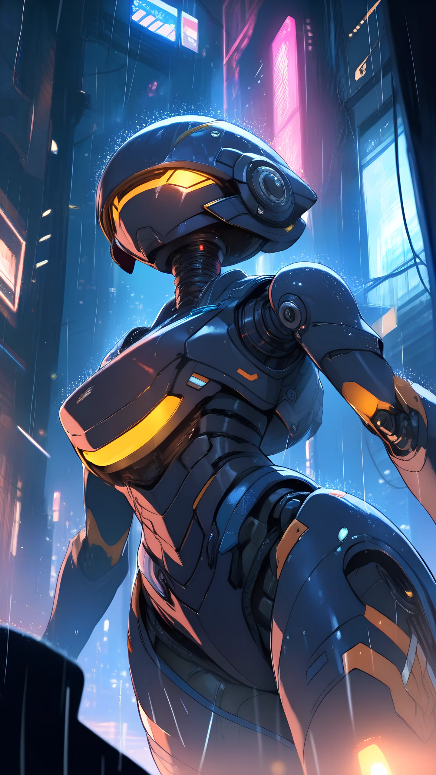 Anime Wallpaper Robot Companion 1440×2560 anime wallpaper