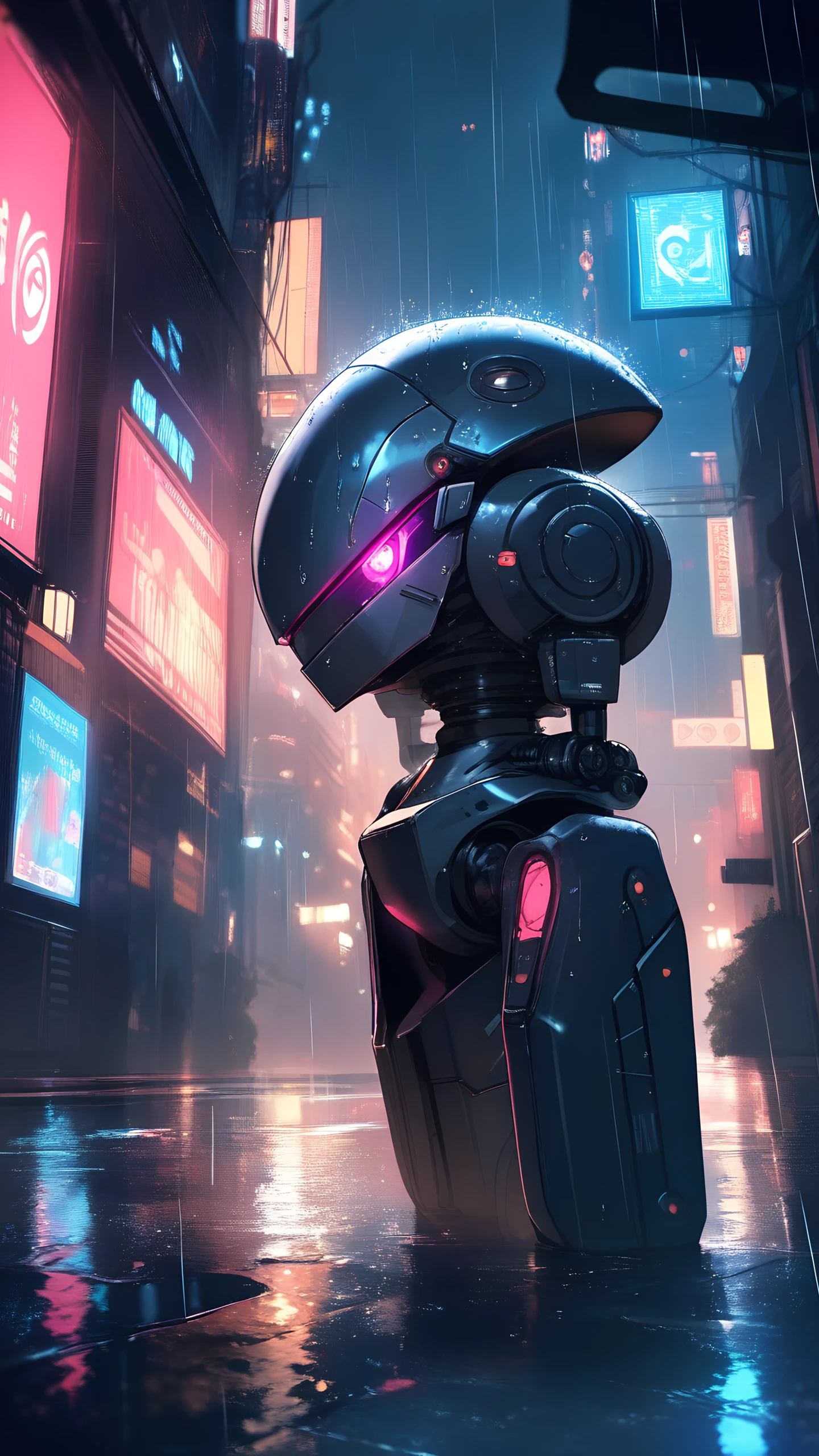 Anime Wallpaper Robot Companion 1440×2560 anime wallpaper