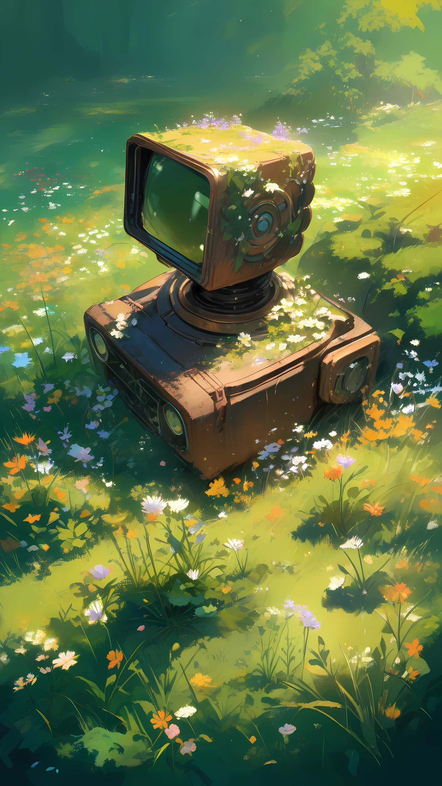 Anime Wallpaper Robot Garden 1440×2560 anime wallpaper