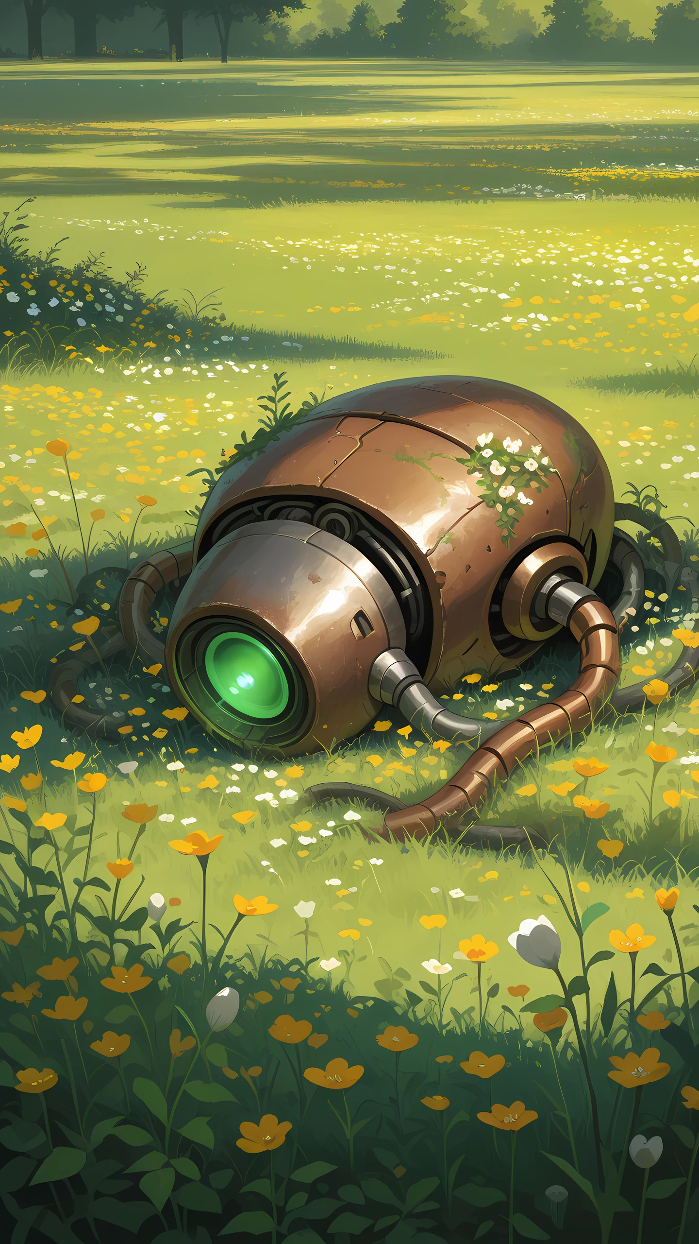 Anime Wallpaper Robot Garden 1440×2560 anime wallpaper