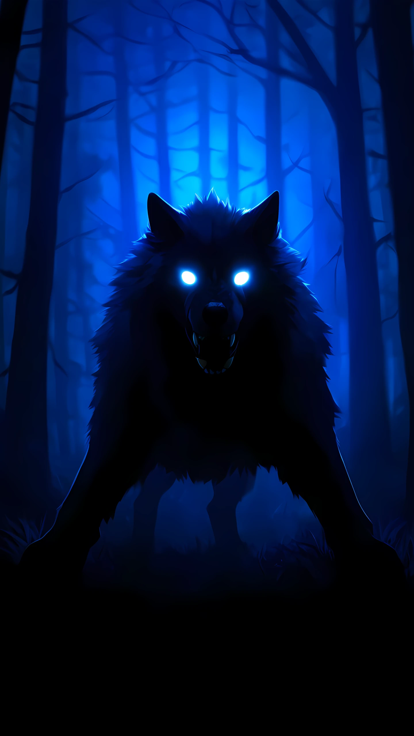Anime Wallpaper Shadow Wolf 1440×2560 anime wallpaper