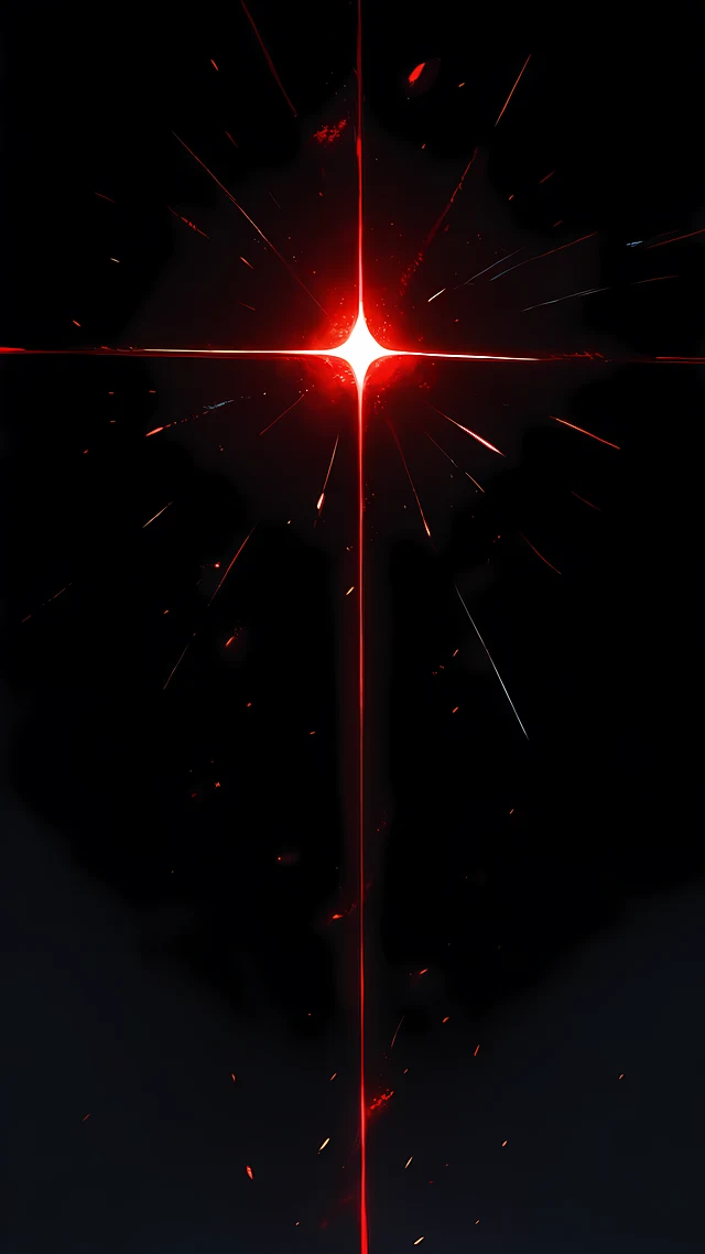 Black Anime Wallpaper Red Accent