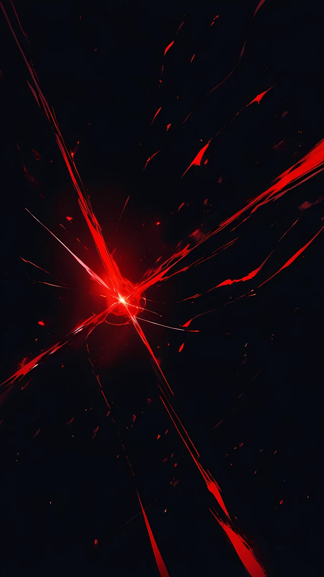 black anime wallpaper red accent — 1440×2560