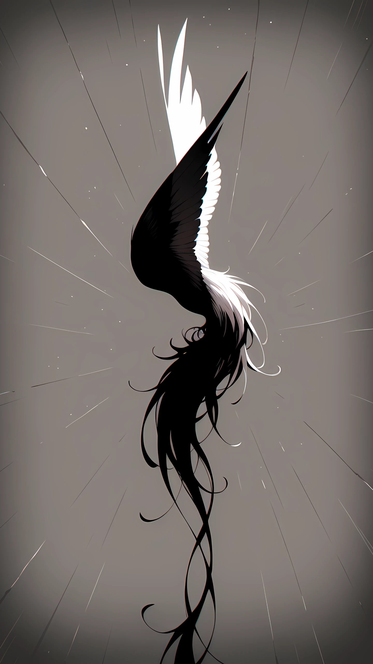Anime Wallpaper Angel And Demon 1440×2560 anime wallpaper