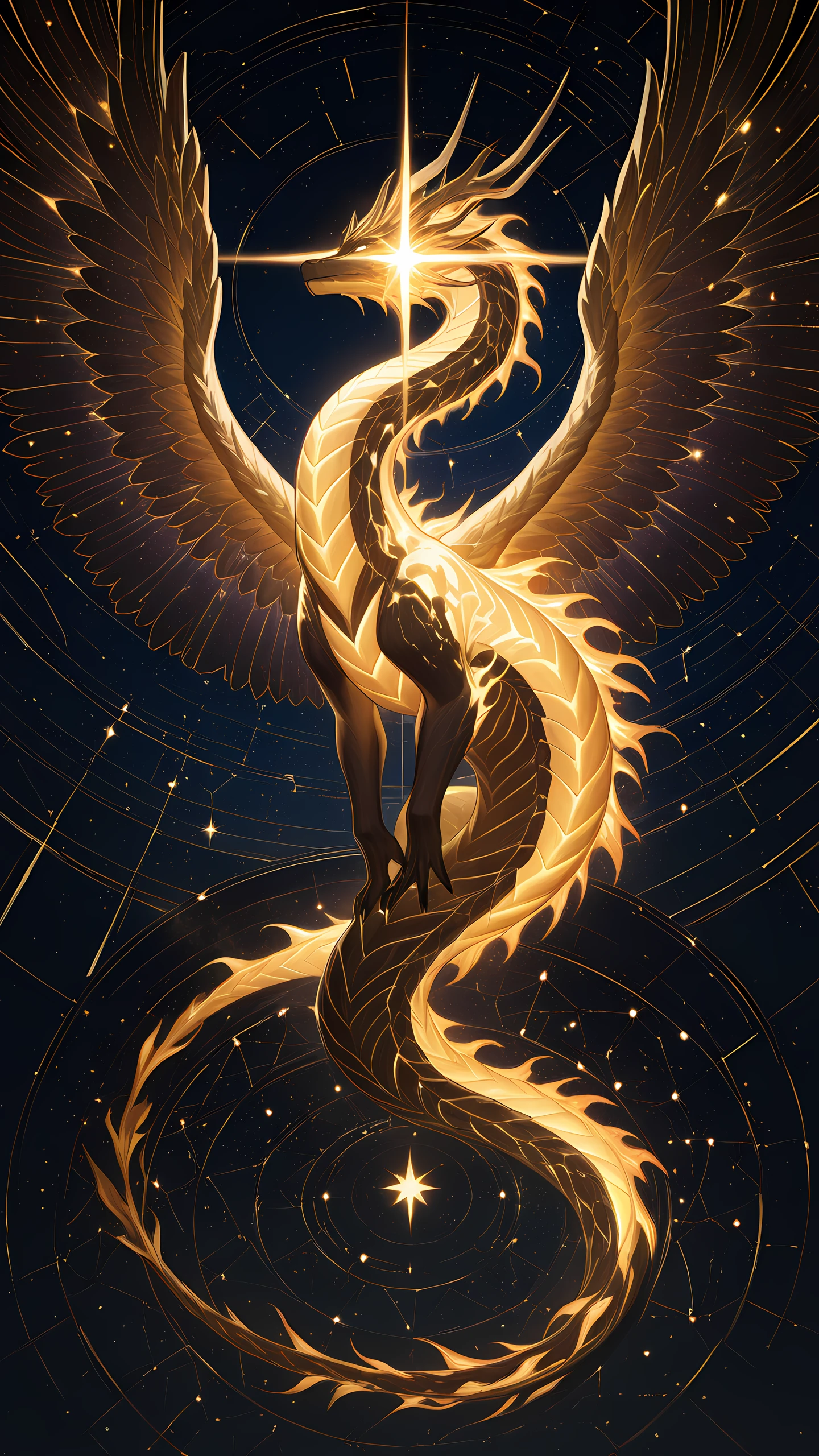 Anime Wallpaper Celestial Dragon 1440×2560 anime wallpaper