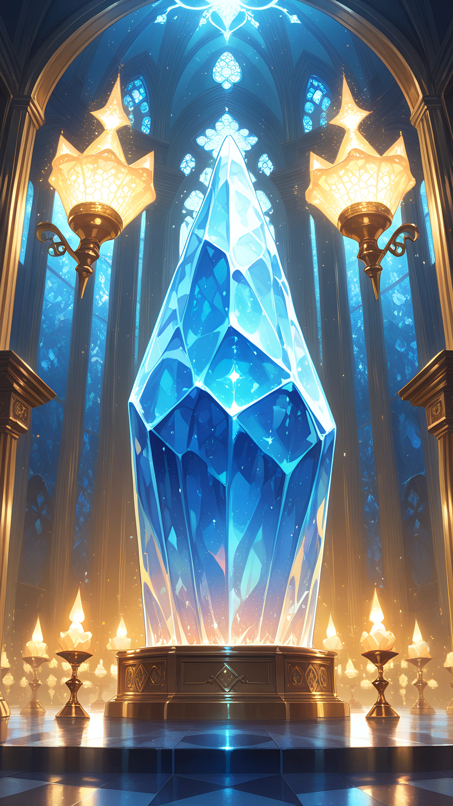 Anime Wallpaper Crystal Palace 1440×2560 anime wallpaper