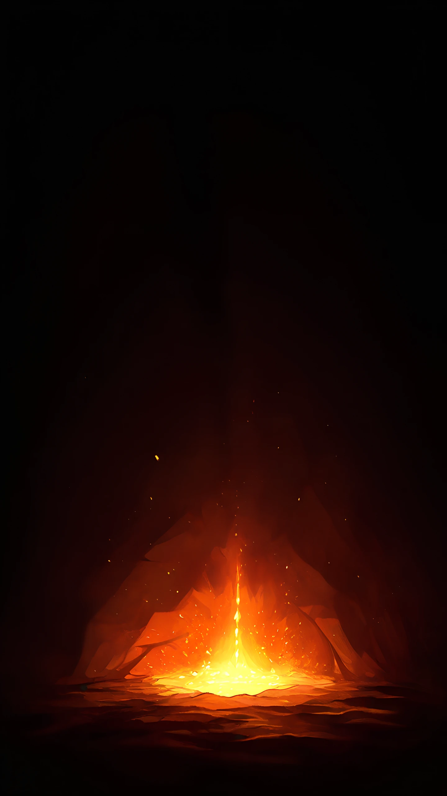 Anime Wallpaper Dragon Treasure Lair 1440×2560 anime wallpaper