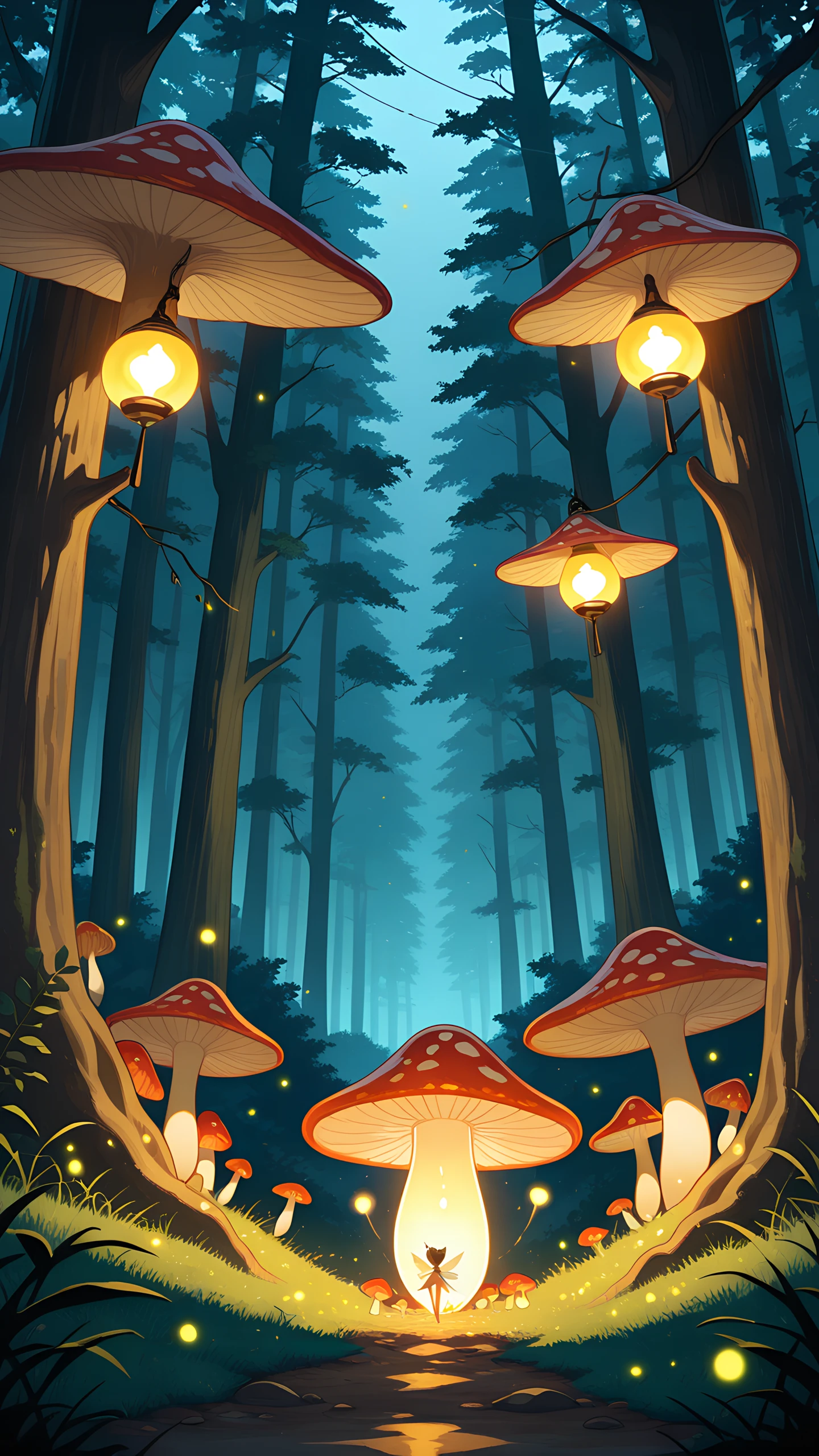 Anime Wallpaper Fairy Village 1440×2560 anime wallpaper