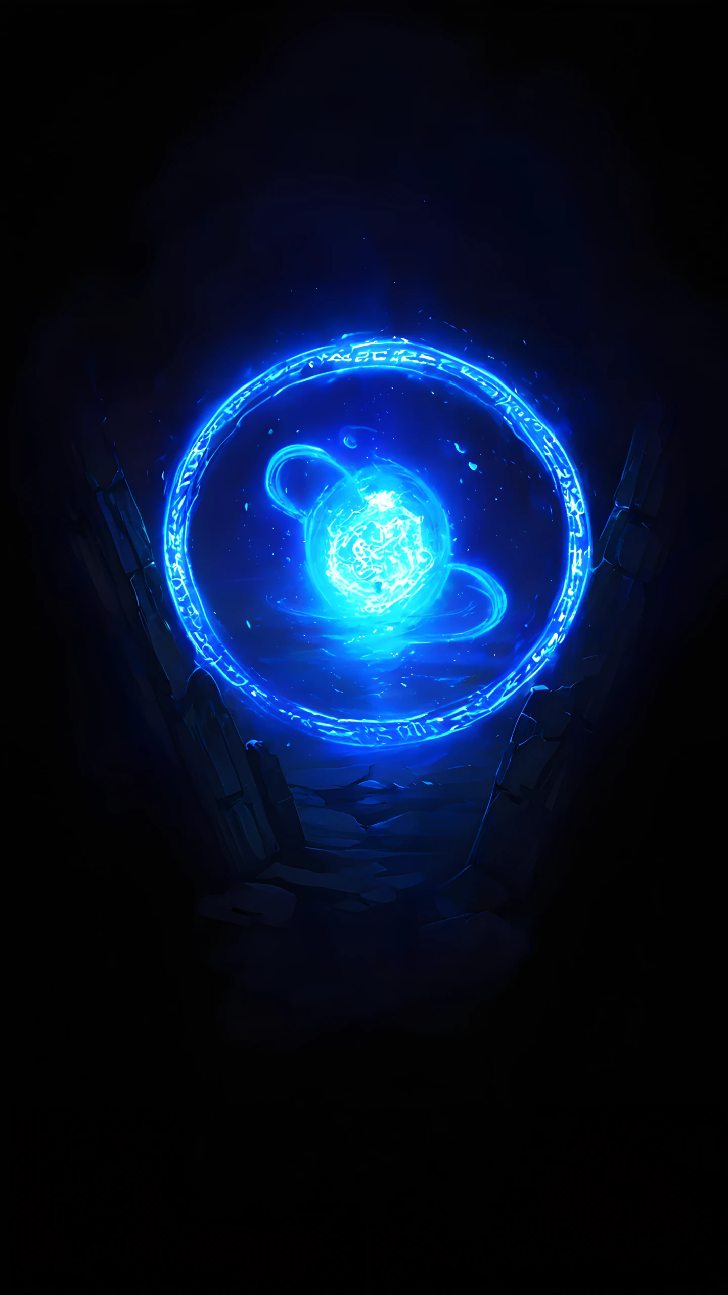 Anime Wallpaper Magic Portal Ruins 1440×2560 anime wallpaper