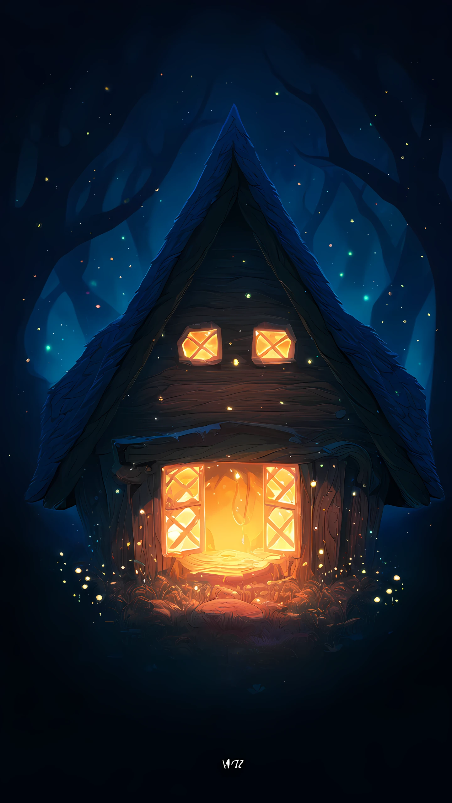 Anime Wallpaper Mushroom House 1440×2560 anime wallpaper