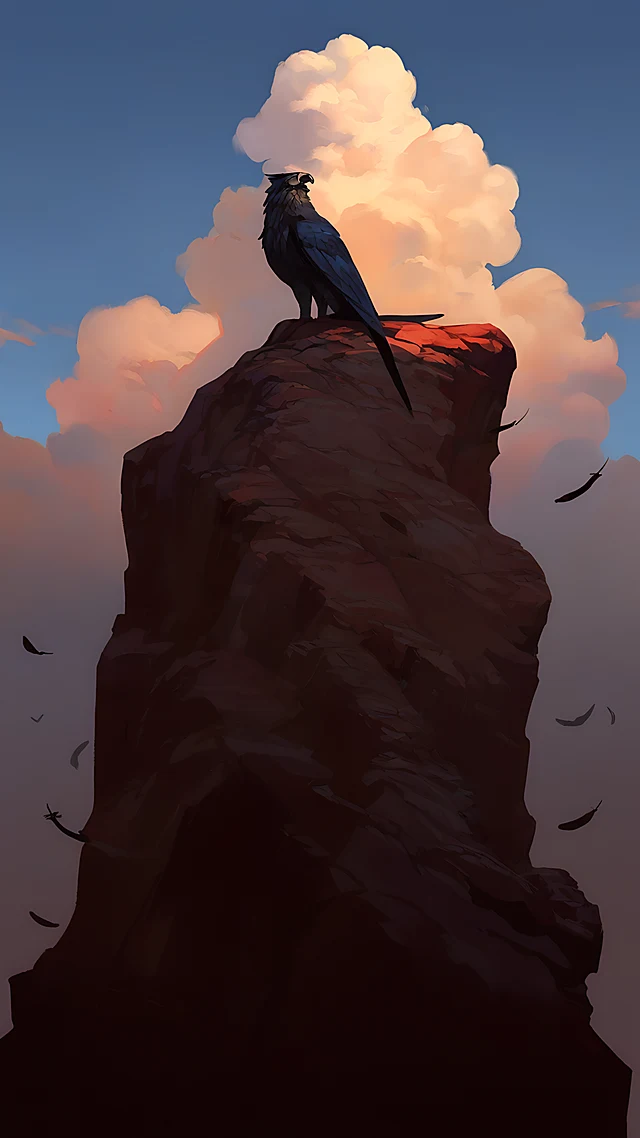 anime wallpaper griffin cliff — 1440×2560