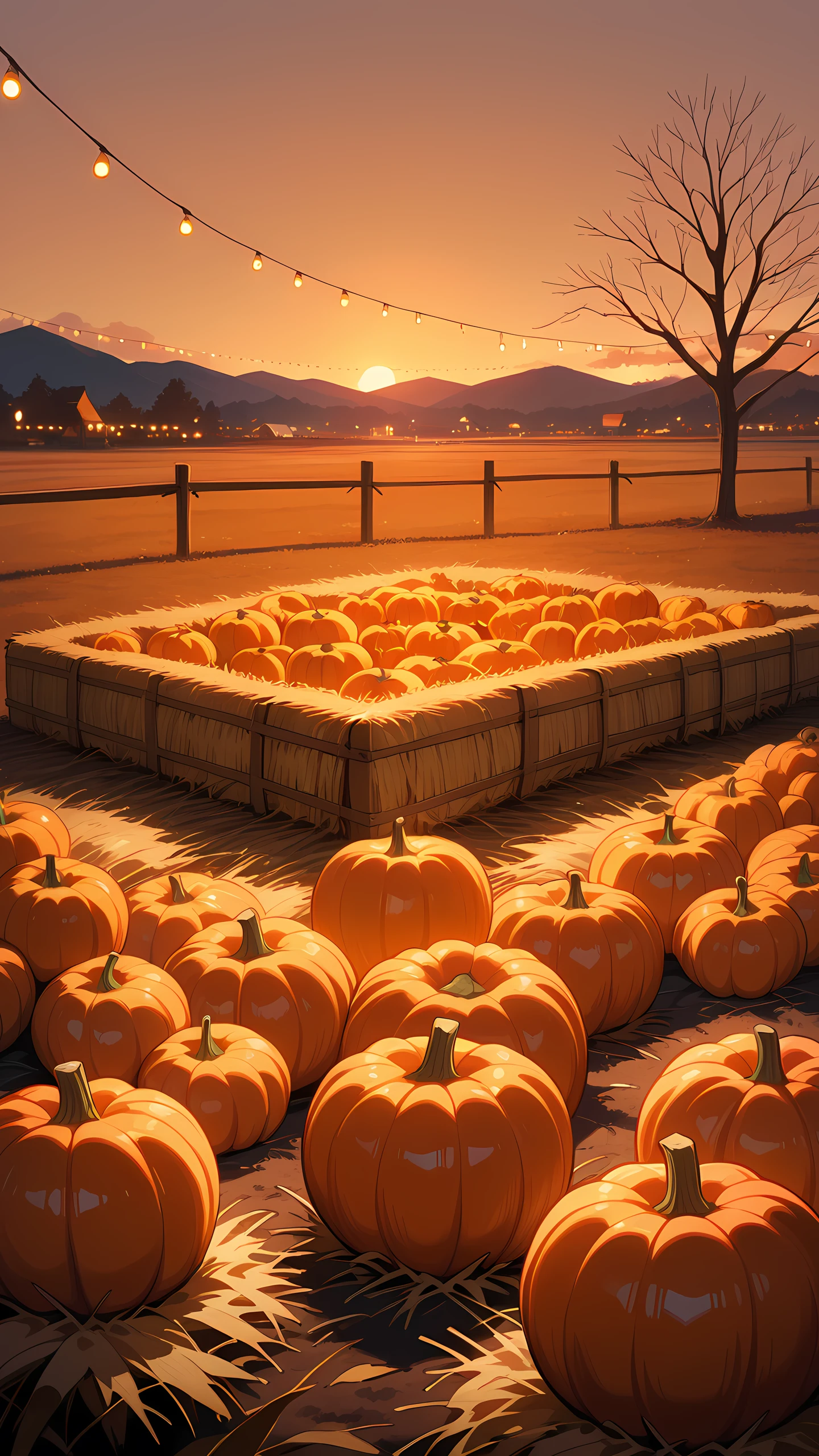 Anime Wallpaper Autumn Harvest Festival 1440×2560 anime wallpaper