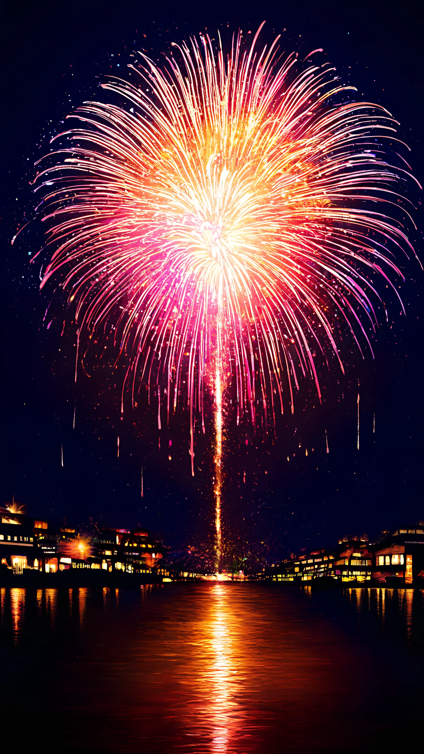 Anime Wallpaper Festival Fireworks 1440×2560 anime wallpaper