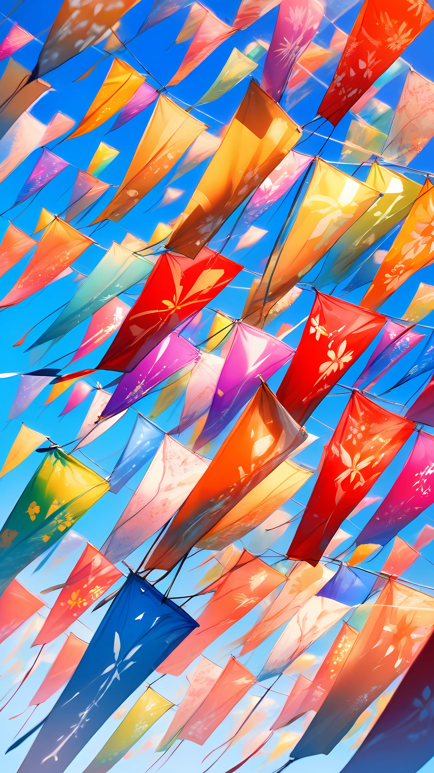 Anime Wallpaper Kite Festival 1440×2560 anime wallpaper