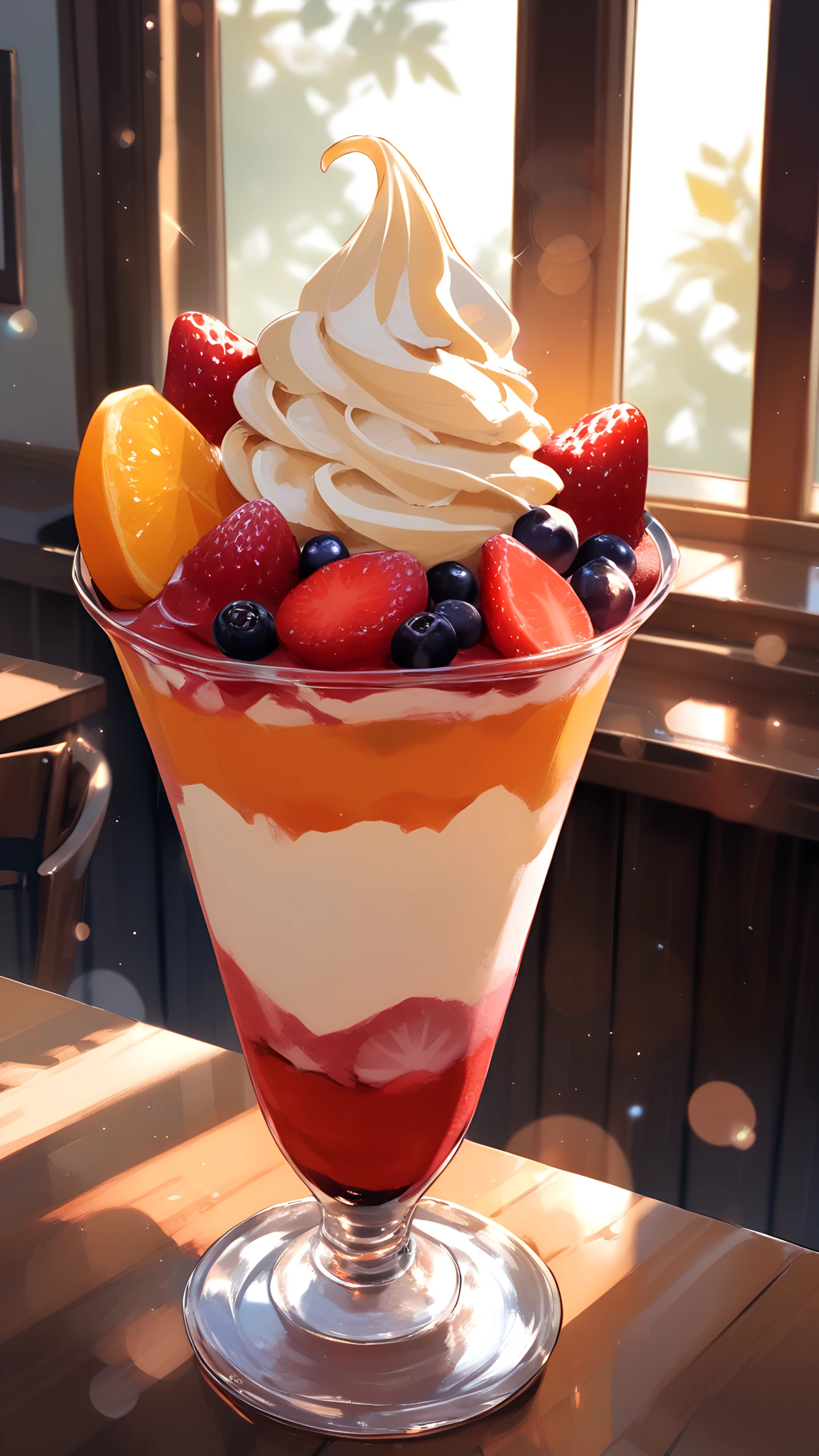 Anime Wallpaper Cafe Parfait 1440×2560 anime wallpaper