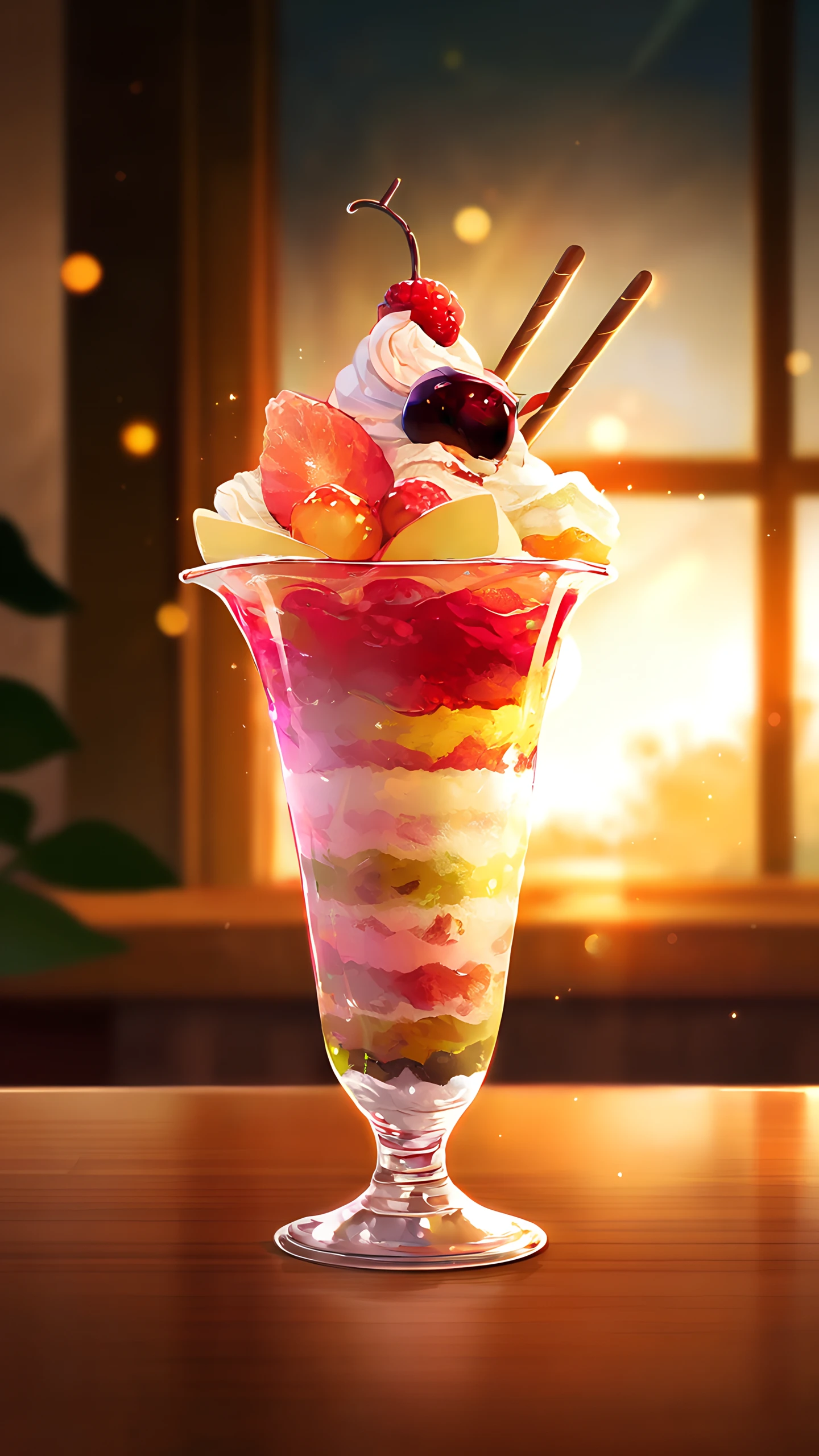 Anime Wallpaper Cafe Parfait 1440×2560 anime wallpaper