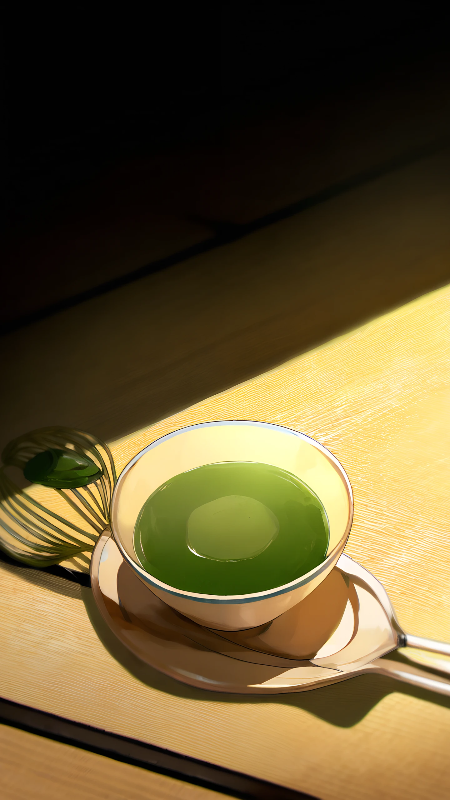 Anime Wallpaper Matcha Tea Set 1440×2560 anime wallpaper