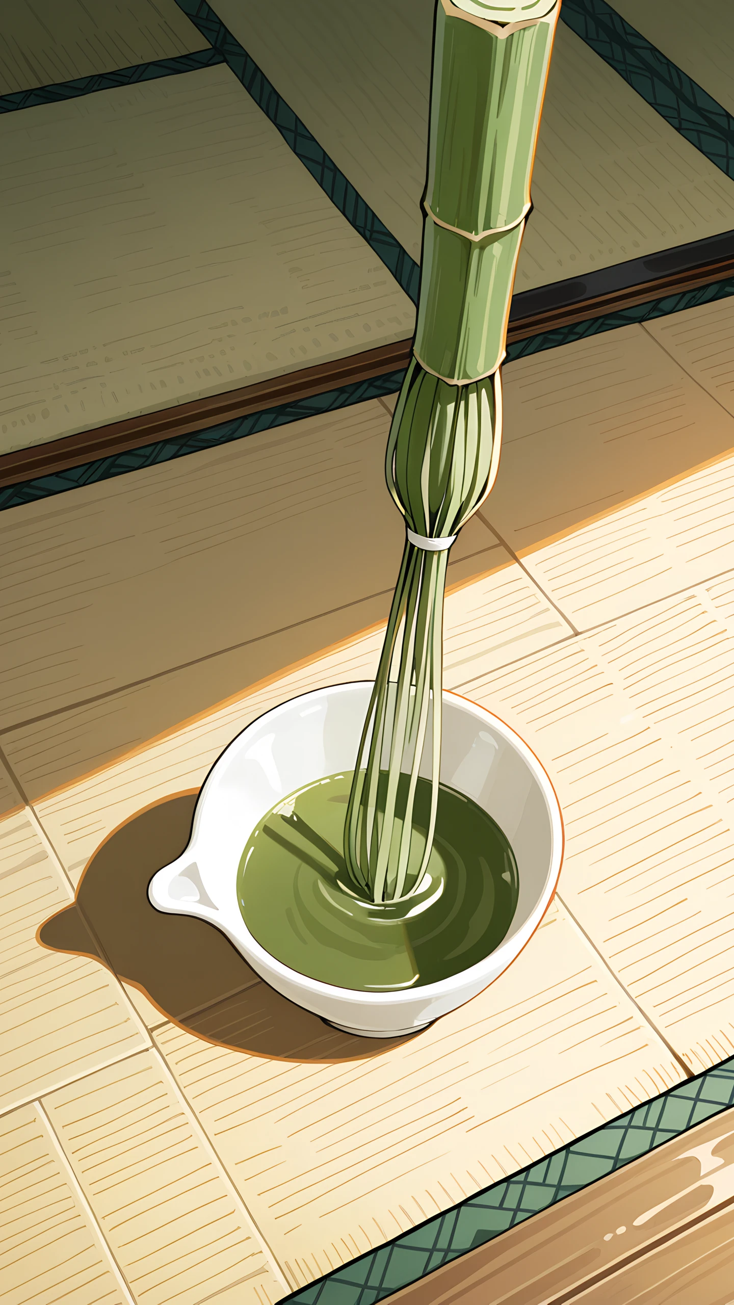 Anime Wallpaper Matcha Tea Set 1440×2560 anime wallpaper