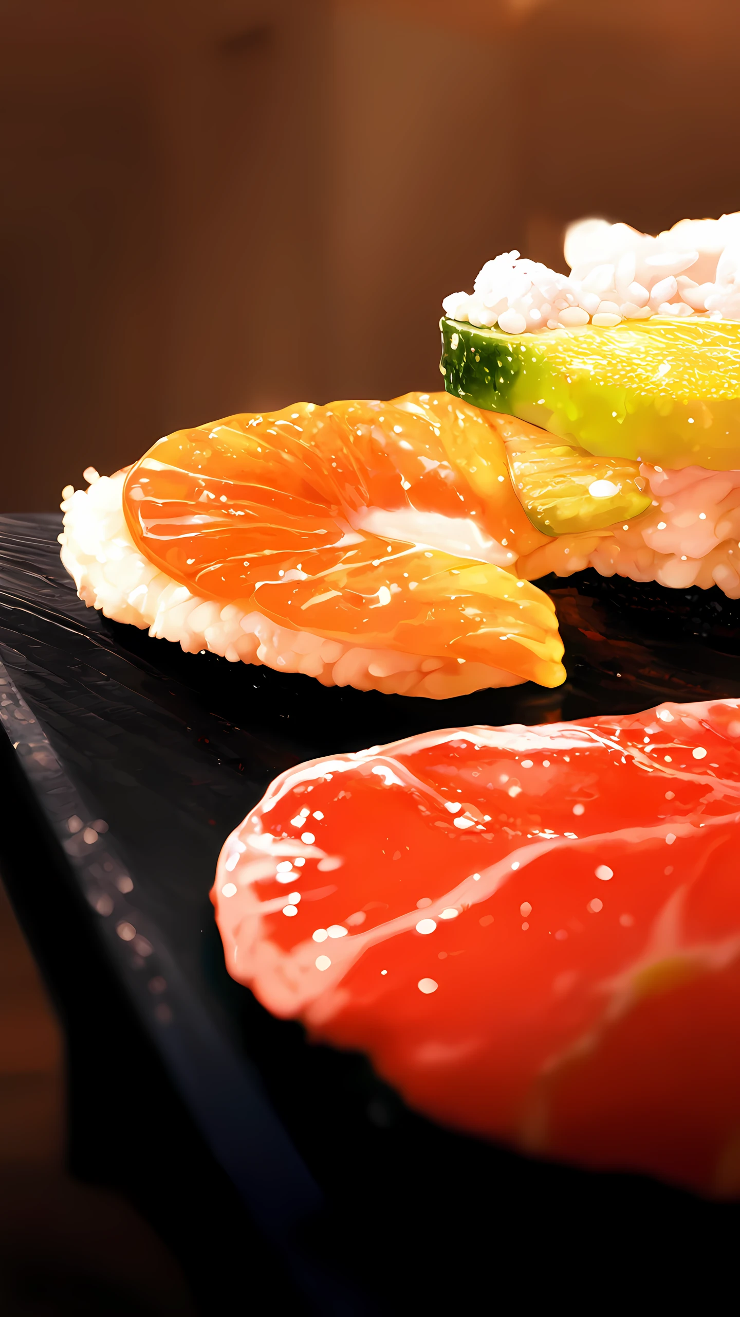 Anime Wallpaper Sushi Platter 1440×2560 anime wallpaper