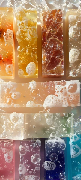 painterly fusion wallpaper — bubble, window, air bubble, underwater (free 4K phone download)