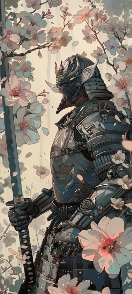 epic anime boy wallpaper — armor, weapon, helmet, sword (free 4K phone download)