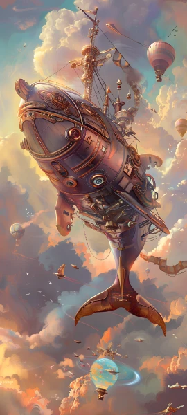 epic fusion wallpaper — cloud, sky, scenery, aircraft (free 4K phone download)
