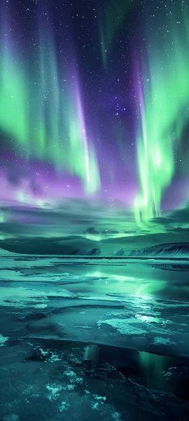 magical fusion wallpaper — aurora, scenery, sky, star (sky) (free 4K phone download)