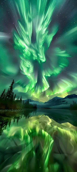 magical fusion wallpaper — scenery, sky, star (sky), aurora (free 4K phone download)