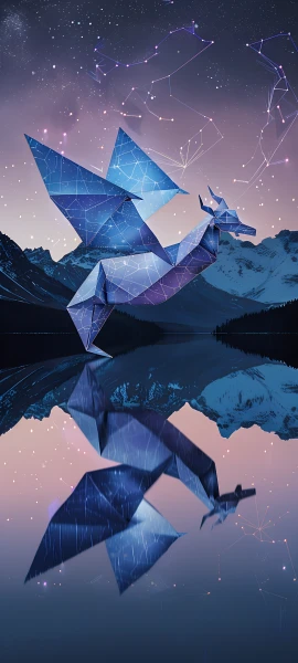 serene fusion wallpaper — constellation, star (sky), sky, pokemon (creature) (free 4K phone download)