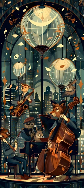 whimsical fusion wallpaper — instrument, violin, playing instrument, music (free 4K phone download)