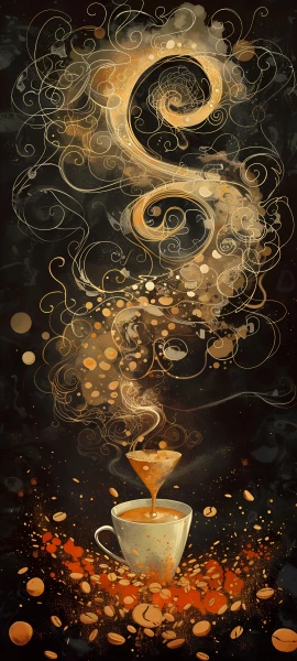 magical fusion wallpaper — cup, flower (free 4K phone download)