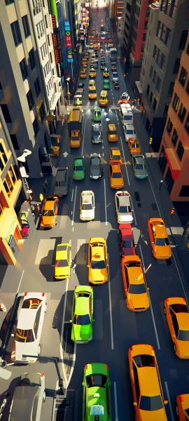 futuristic fusion wallpaper — car, motor vehicle, road, city (free 4K phone download)