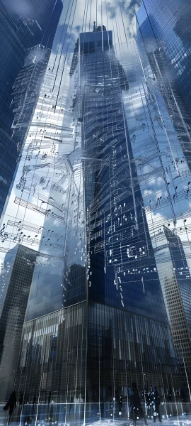 futuristic anime girl wallpaper — building, scenery, skyscraper, sky (free 4K phone download)
