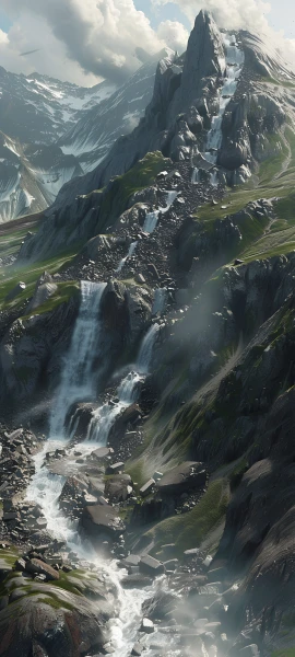 epic fusion wallpaper — scenery, cloud, mountain, sky (free 4K phone download)