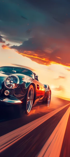 epic fusion wallpaper — vehicle focus, motor vehicle, car, cloud (free 4K phone download)