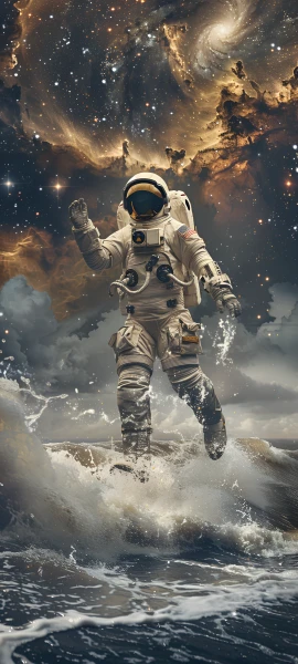 epic fusion wallpaper — star (sky), 1other, sky, astronaut (free 4K phone download)