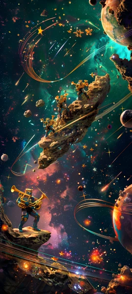 epic anime boy wallpaper — star (sky), planet, space, starry sky (free 4K phone download)