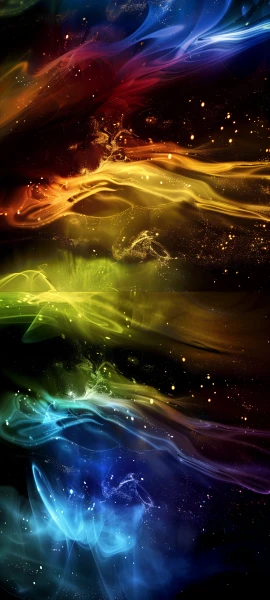 colorful fusion wallpaper — water, underwater, scenery, fish (free 4K phone download)