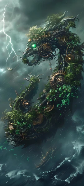 epic fusion wallpaper — lightning, cloud, storm, rain (free 4K phone download)